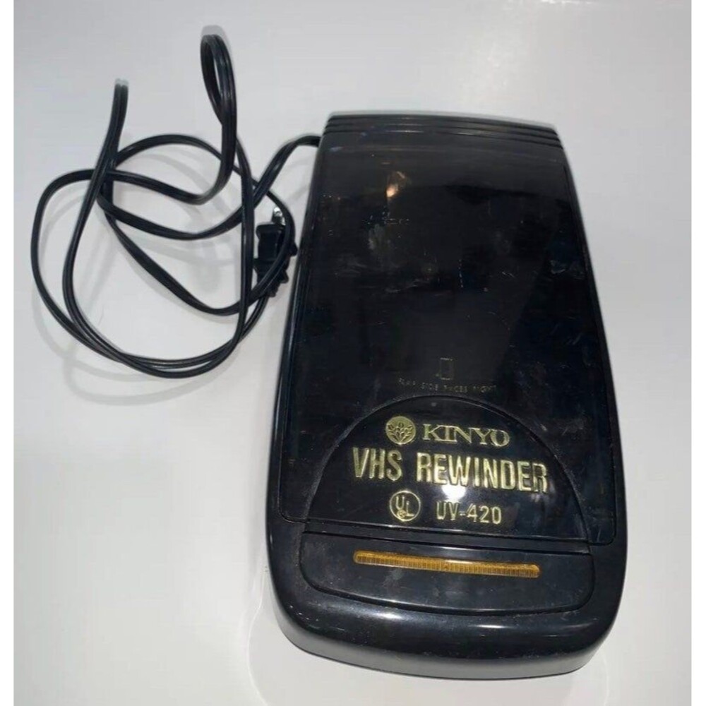 Kinyo VHS Cassette Tape Rewinder VHS UV-420 Auto Start/ Stop /Eject Works